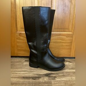 Classic Black Women's Knee-High Boots